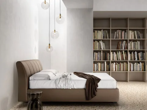 Letto con testata spessa modello PREMIUM di Samoa