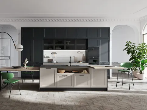 cucina con isola modello T44