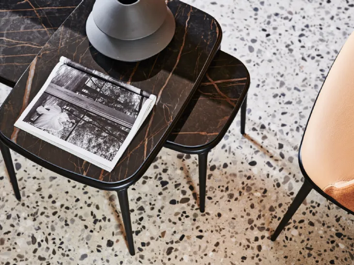 Tavolino Lea in cristalceramica di Midj