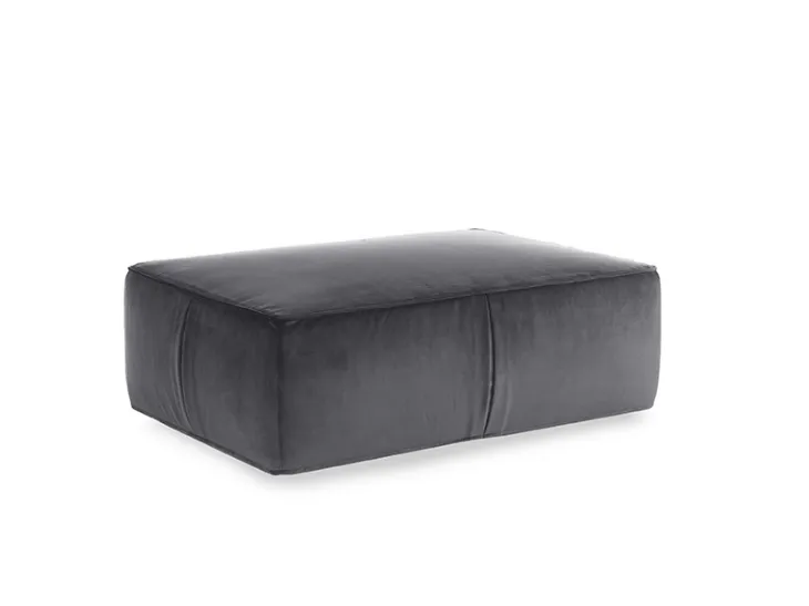 Pouf in tessuto imbottito Moon di Rosini Night