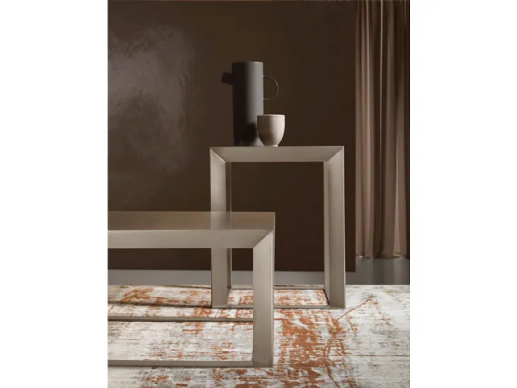 Tavolino in acciaio Frame di Rosini Night