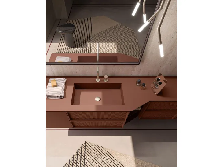 Mobile da Bagno Des Evolution Sandstone 01 di Cerasa