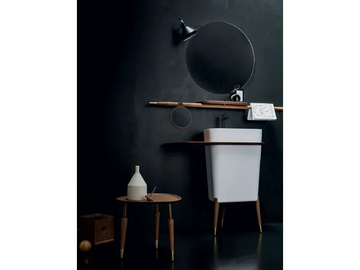 Lavabo Free 01 in Marmoresina Bianca di Cerasa