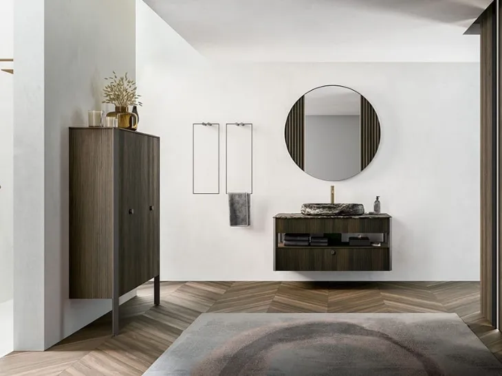 Mobile da Bagno Honey in Rovere Termocotto di Cerasa
