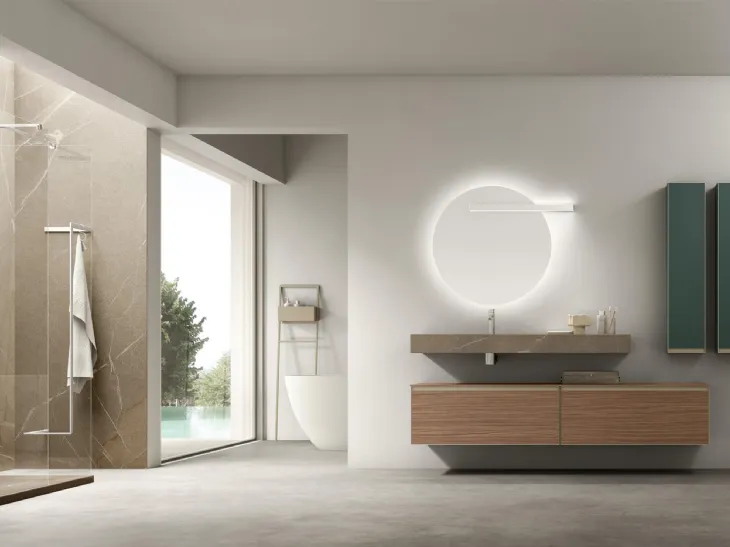 Mobile da Bagno sospeso Shape 37 di Arcom