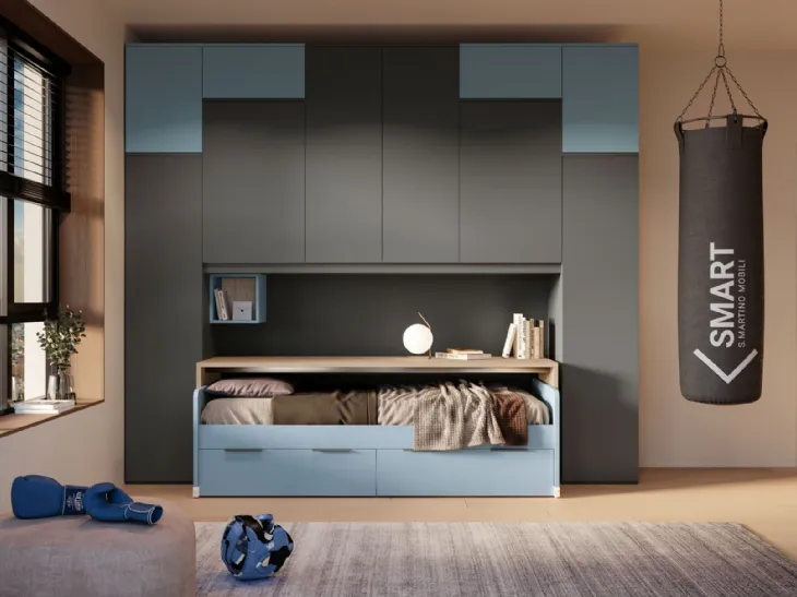 soluzione a ponte con letto estraibile