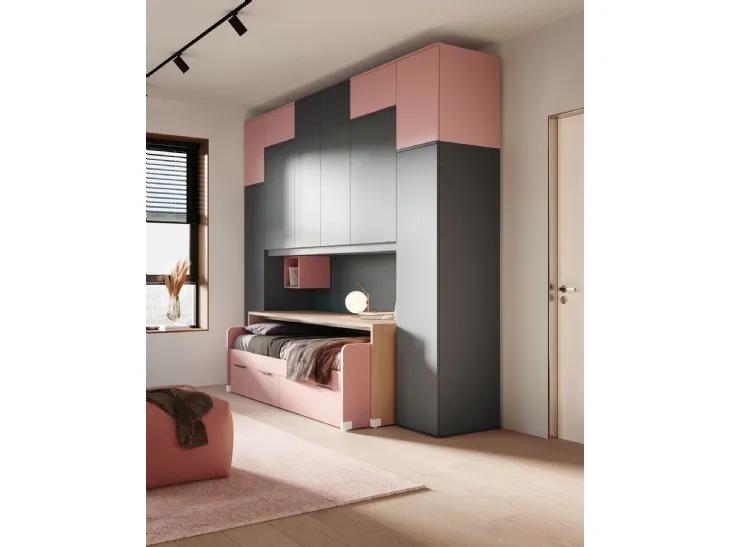 soluzione a ponte con letto estraibile
