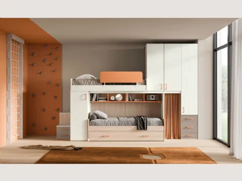 Composizione 35 Smart a soppalco