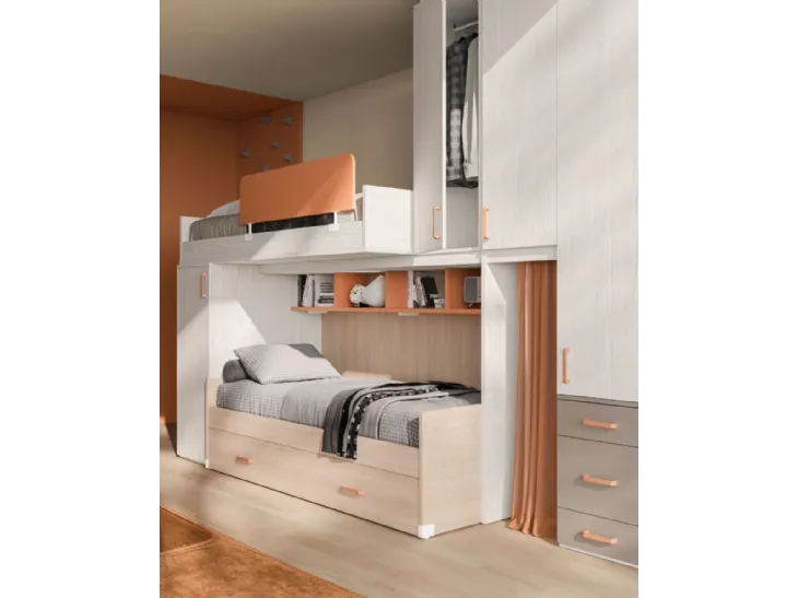 Composizione 35 Smart a soppalco