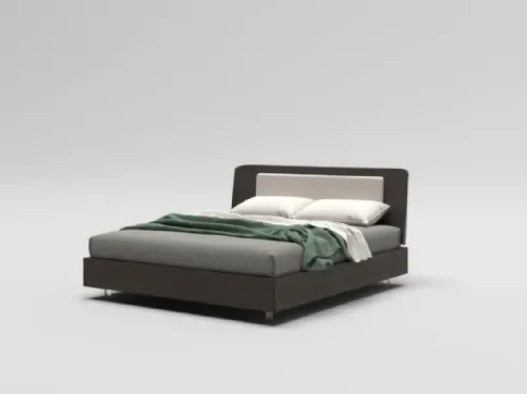 Letto con testata curva mod Aura