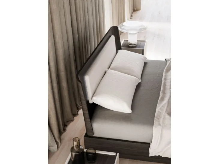 Letto con testata curva mod Aura