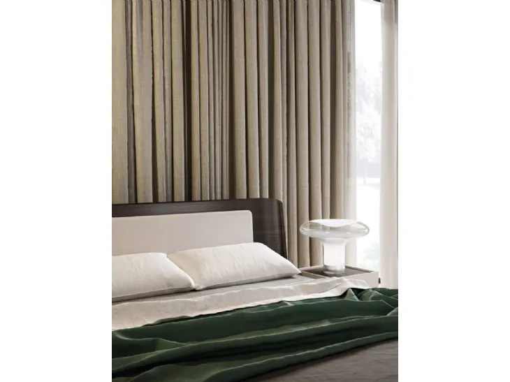 Letto con testata curva mod Aura