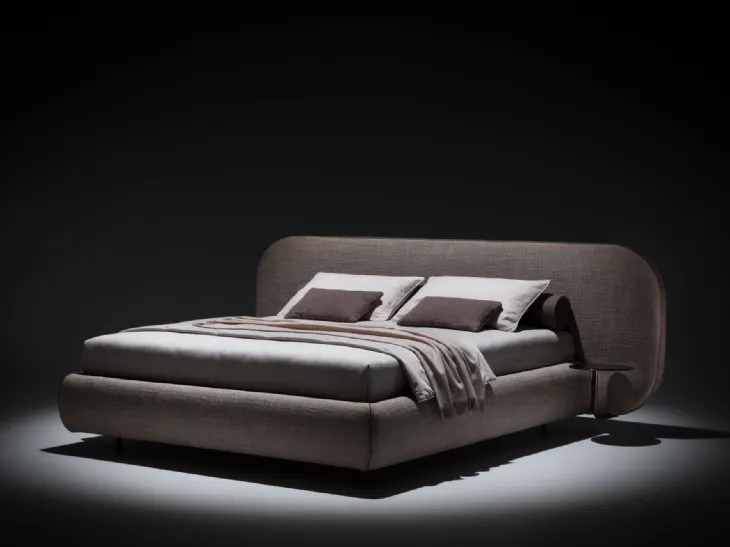 Letto matrimoniale B-Curve Twils – design avvolgente e minimale