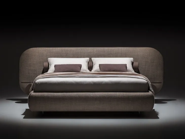 Letto matrimoniale B-Curve Twils – design avvolgente e minimale