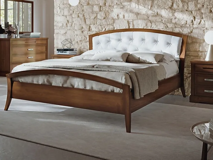 Letto matrimoniale Emma Imbottito di Fasolin