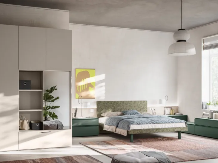 Letto con testiera imbottita Gap Night 16 di Orme