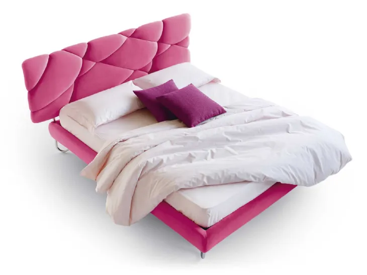 letto eclettico con contenitore