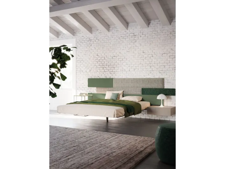 Letto con boiserie modello Jasmine di Orme king size