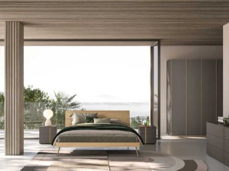 Letto moderno Loge di Orme design