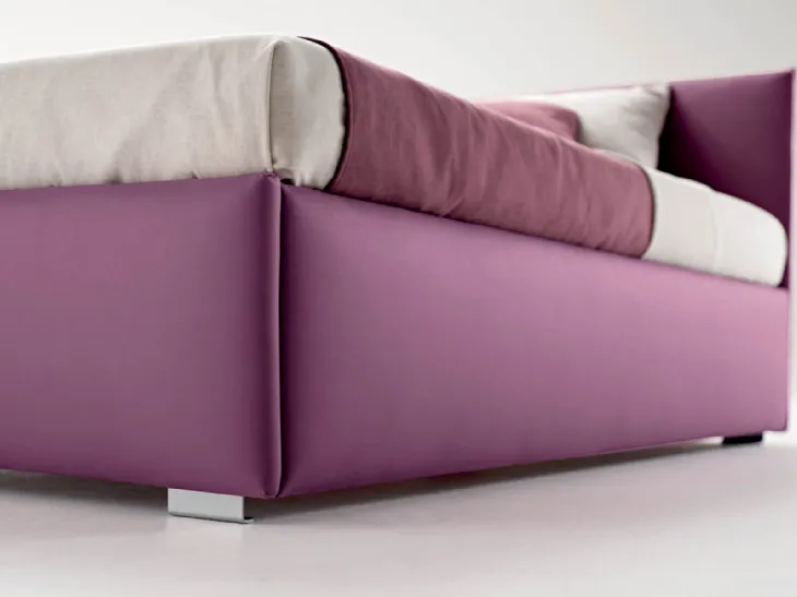 Scopri il modello Twice Letto in tessuto mostrato in foto: fa per te se cerchi Letti singoli con contenitore