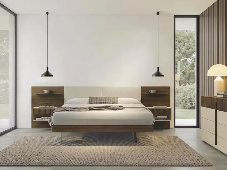Letto Wall Boiserie di Fasolin