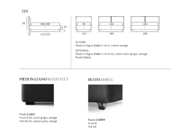 Letto con box modello ZEN
