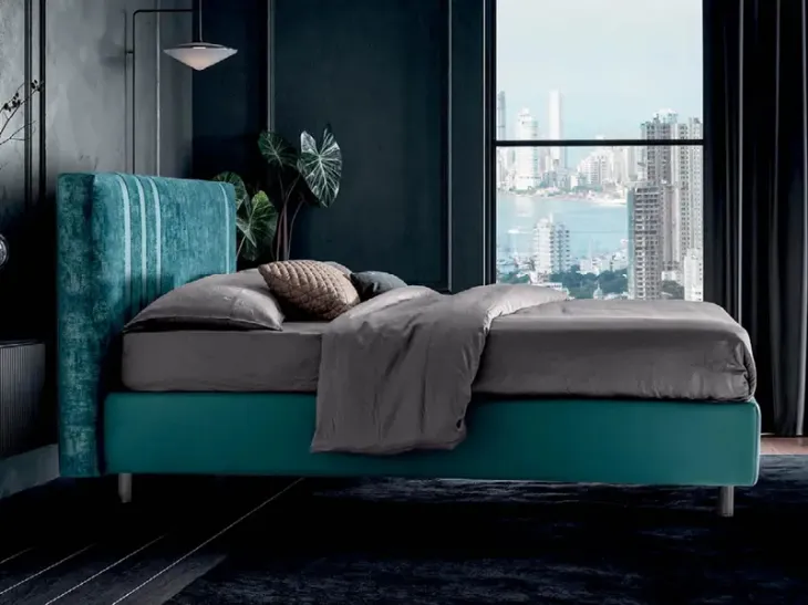 Letto imbottito Zoom di Rigosalotti