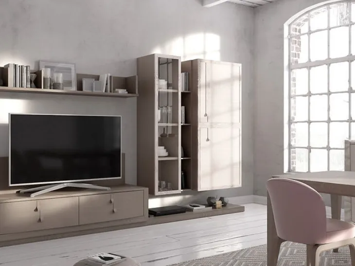 Parete Attrezzata Flor 01 di Fasolin