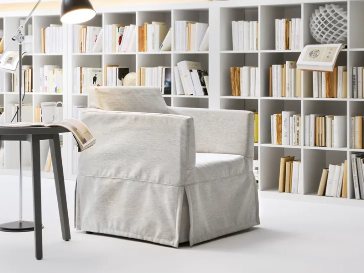 Poltrona letto in tessuto Minnie di Rigosalotti