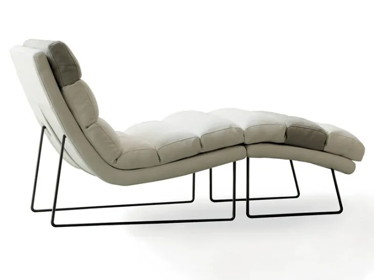 Poltrona in pelle Mollis di Rigosalotti