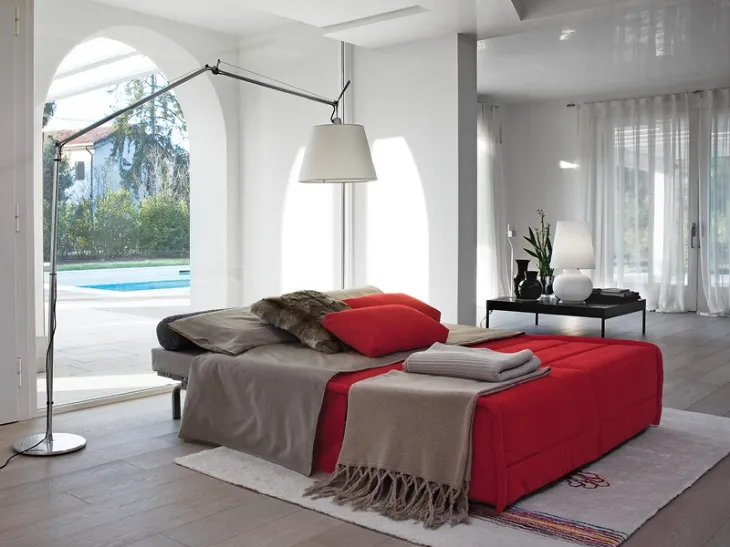 Divano letto matrimoniale imbottito Dicasa di Rigosalotti