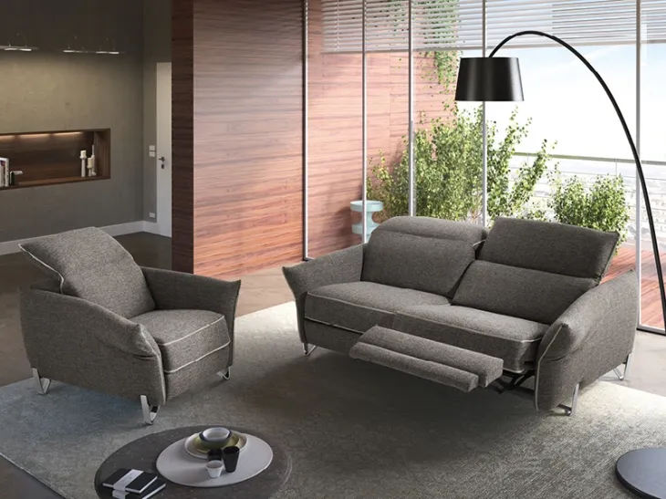 Divano relax lineare Girò di Rigosalotti