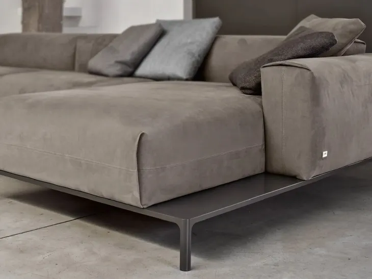 Divano angolare Spencer Doimo Salotti – design contemporaneo con penisola