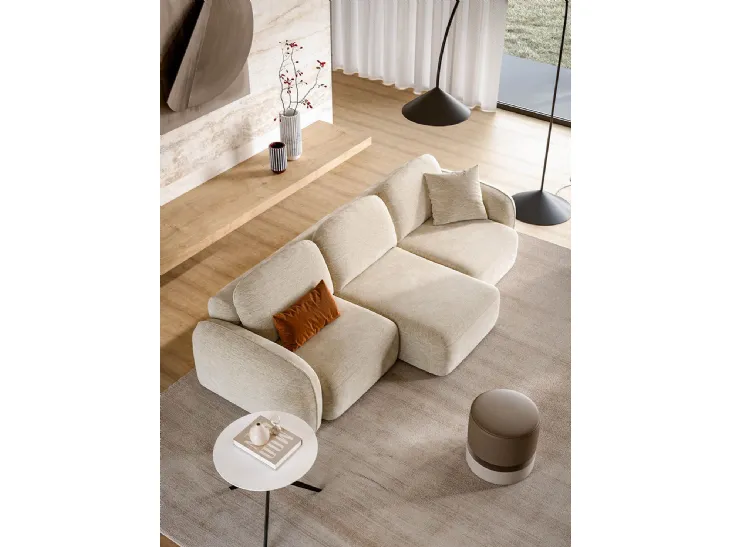 Divano moderno Susa LeComfort – comfort modulabile e design morbido
