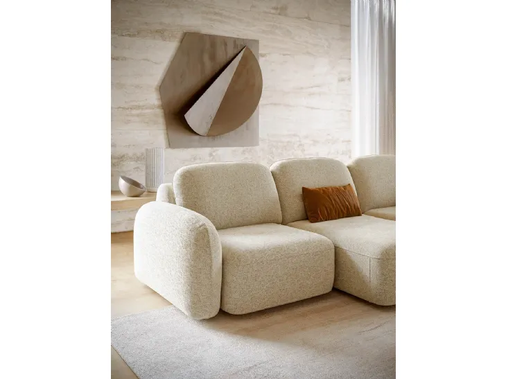 Divano moderno Susa LeComfort – comfort modulabile e design morbido