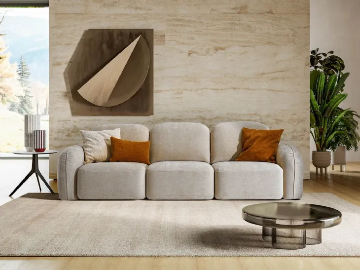 Divano moderno Susa LeComfort – comfort modulabile e design morbido