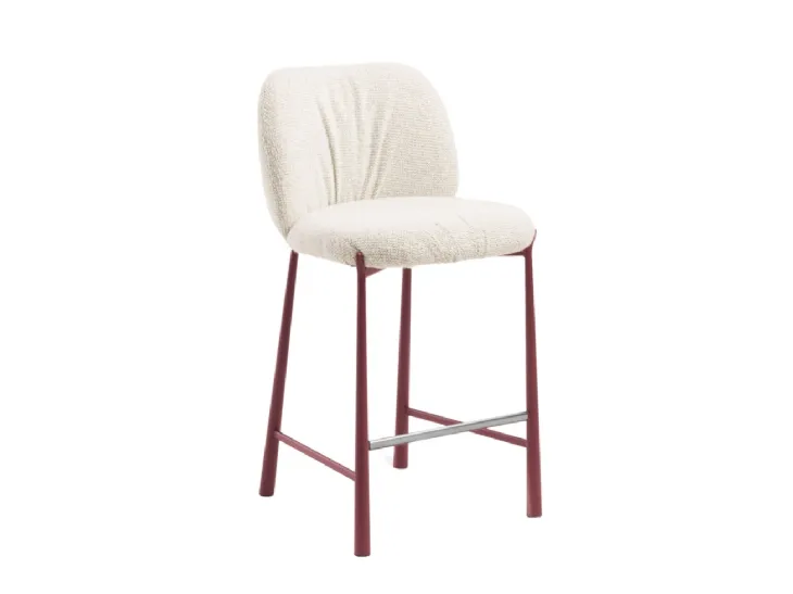 Sgabello imbottito Mys di Midj