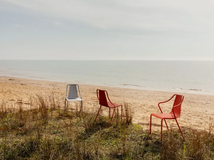 Sedia in metallo Ola di Midj