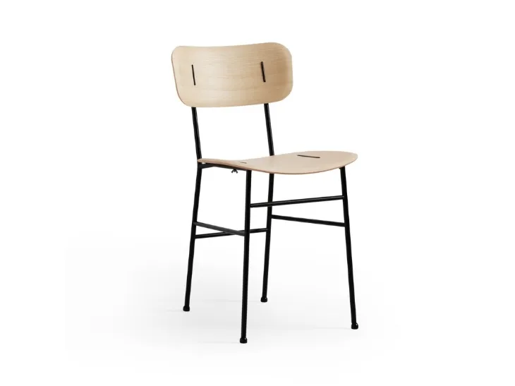 Sedia Piuma in legno di Midj