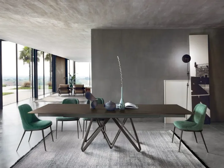 Tavolo Roulette finitura Rovere Moka di Sedit