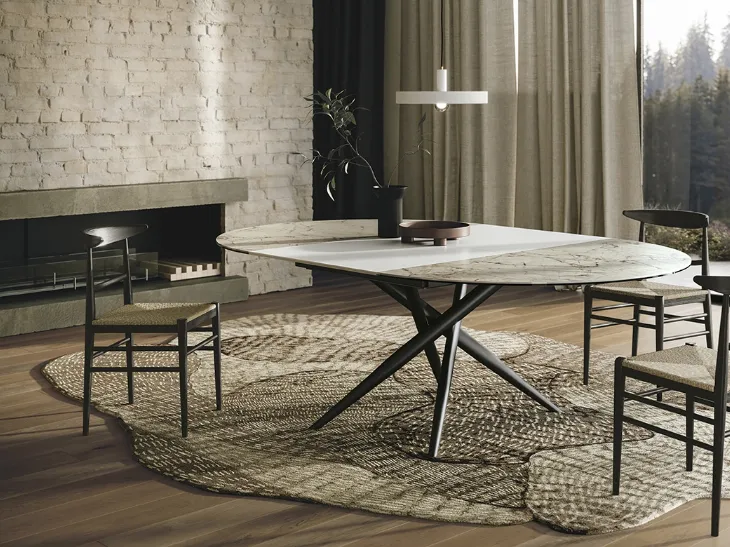 Tavolo allungabile Tiffany Round di Sedit