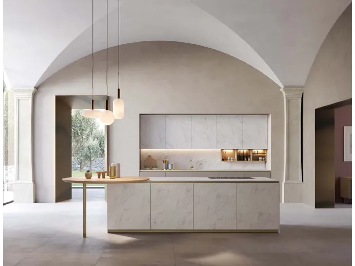 Cucina Design con isola T70 MDI di Zecchinon Cucine