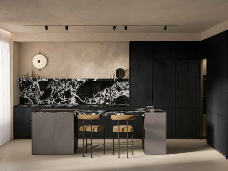 Cucina Moderna con isola Daytona Identity di Arrex