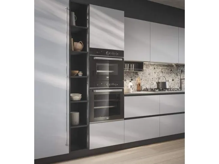 cucina Domino Lineare con piani in hpl