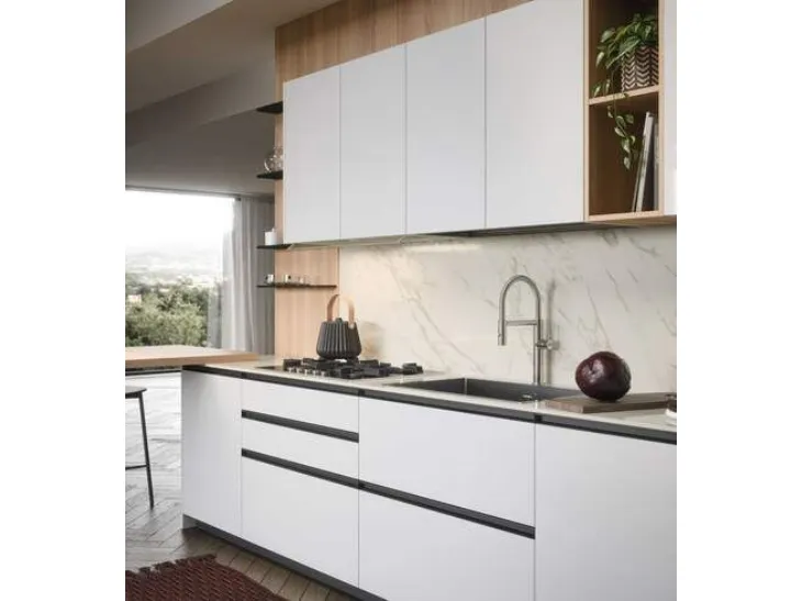 Cucina Hera moderna con Boiserie