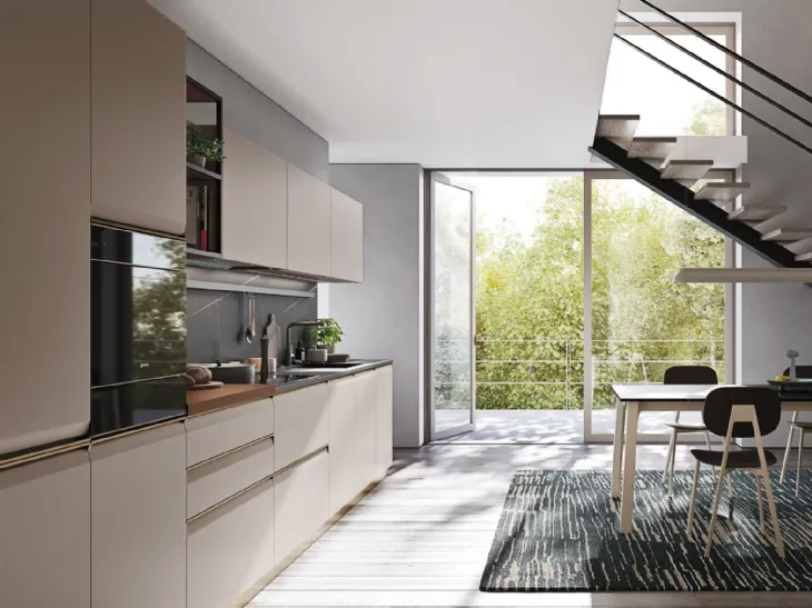 Cucina moderna AR-DUE K10 – composizione lineare su misura