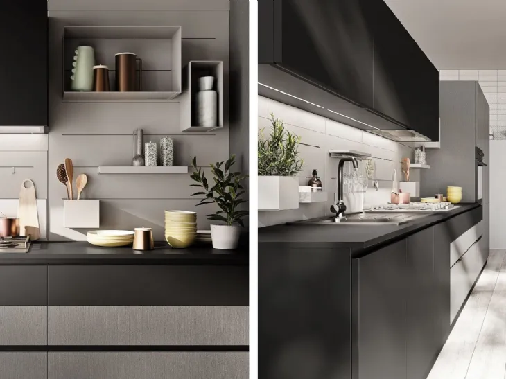 Cucina lineare 528cm Ardue