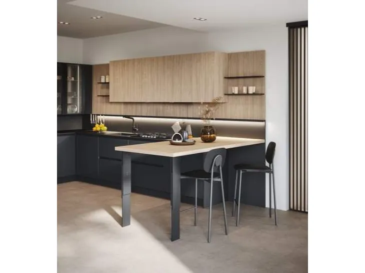 cucina Prima cucine con gola modello Domino